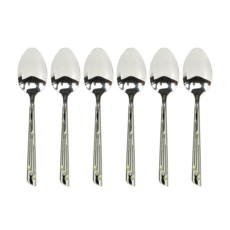 Chefline Imperial Gold Mocca Spoon, 6 Pcs