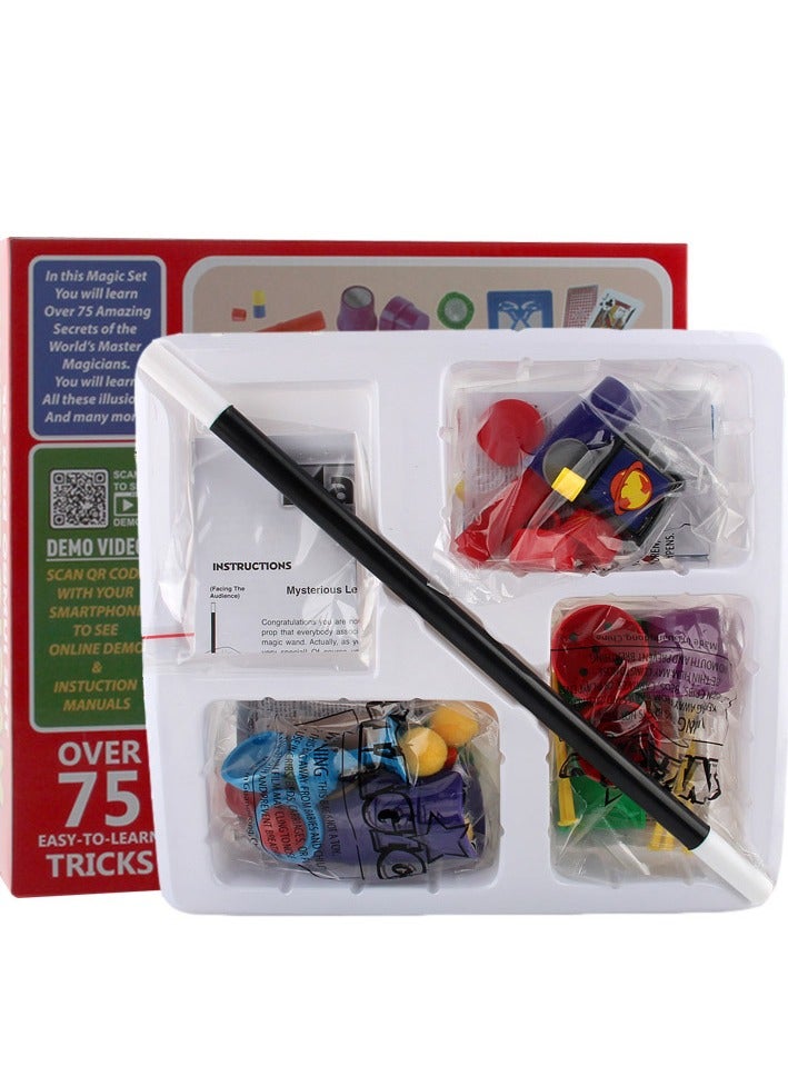 Y&D 17-Piece Creative And Imaginative Starter Magic Tricks Portable Set For Children Box of Magic Tricks for Kids & Adults Magic Box Gift for Kids Magic Set Magician Game Indoor Game Magic Set for Children Best Gift for Beginners - Image 3