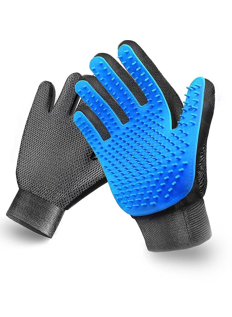 Generic Pet Grooming Glove - Pet Hair Remover – Mitt Brush - DE shedding Brush Glove - Glove Brush for Gentle Massage – Molting - For Cats & Dogs with Long & Short Fur  - Image 1