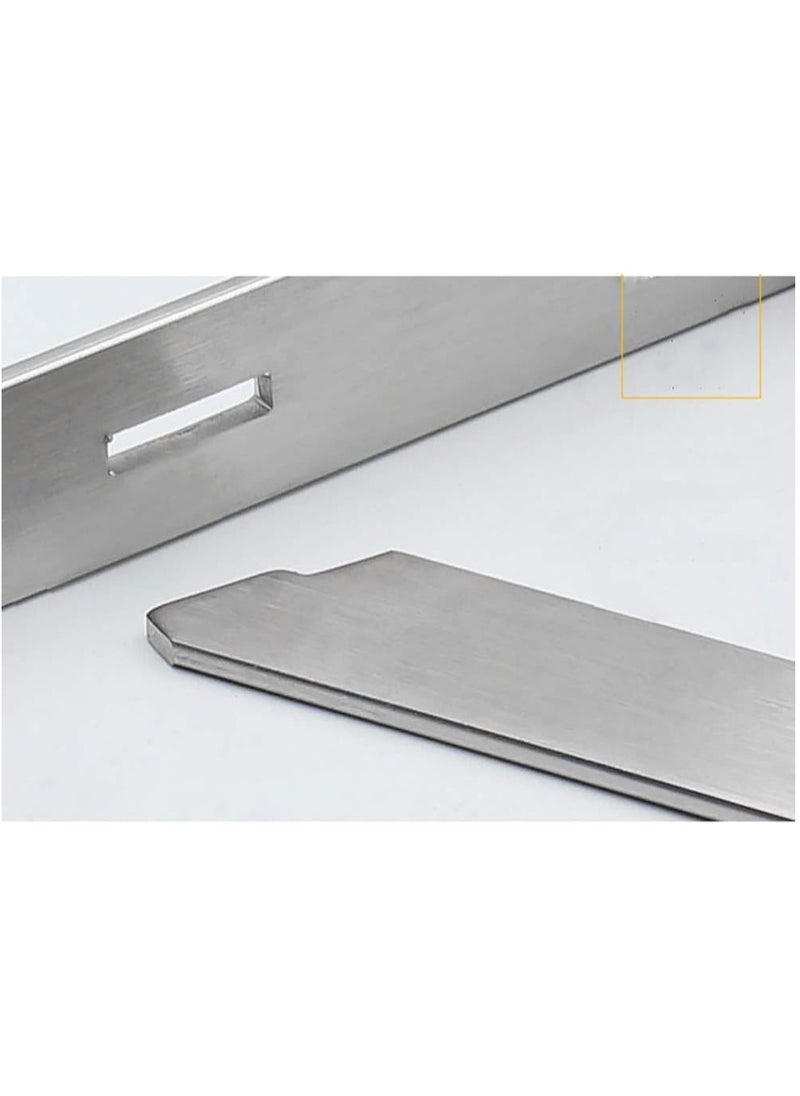 Rubik Shelf Brackets 8 inch - 2pcs Stainless Steel Right Angle Wall Bracket with Detachable Supporting Insert, Corner Support L Brace Joint for Table Bench, Space Saving DIY  - Image 4