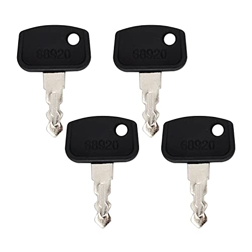 Manioiity PL50168920 Ignition Keys 68920 for Kubota RTV RTV1140 RTV400 BX25 BX2350 BX2660 F2680 F2880 F3680 GR2000 GR2110 GR2120 RTV1140 RTV900 ZD1021 ZD323 ZD326 Tractor Mowers Loader 68920 Keys4 - Image 1