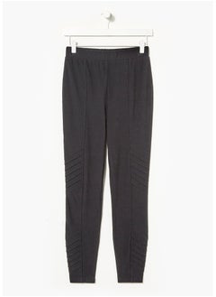 Matalan Black Biker Jeggings  - Image 1