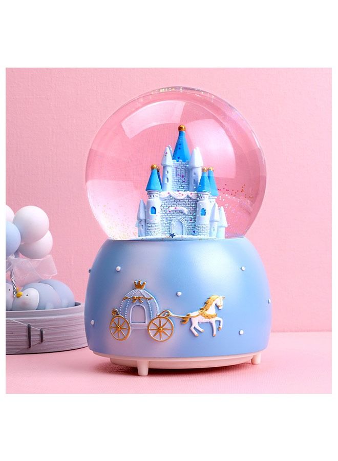 زي سي إم - هابي صندوق موسيقى كرة بلورية خيالية ، مع أضواء LED ، مع رقاقات ثلجية - Image 1