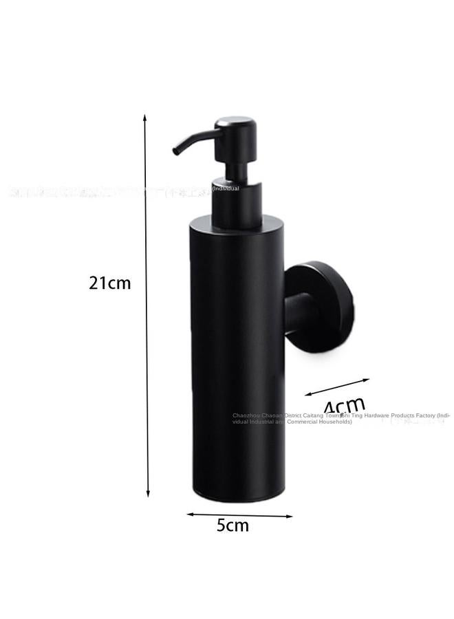 الأزرق جي دبليو 304 صابونين من الفولاذ المقاوم للصدأ معلق على الحائط ، شامبو الفندق ، هلام الاستحمام ، صندوق سائل سائل الضغط الأسود زجاجة الصابون - Image 1