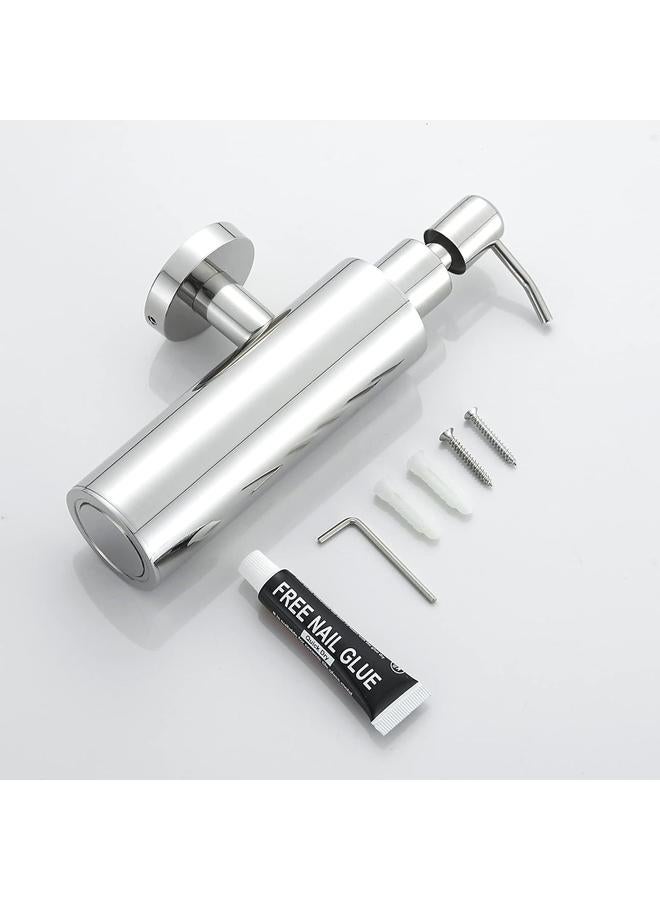 الأزرق جي دبليو 304 صابونين من الفولاذ المقاوم للصدأ معلق على الحائط ، شامبو الفندق ، هلام الاستحمام ، صندوق سائل سائل الضغط الأسود زجاجة الصابون - Image 4