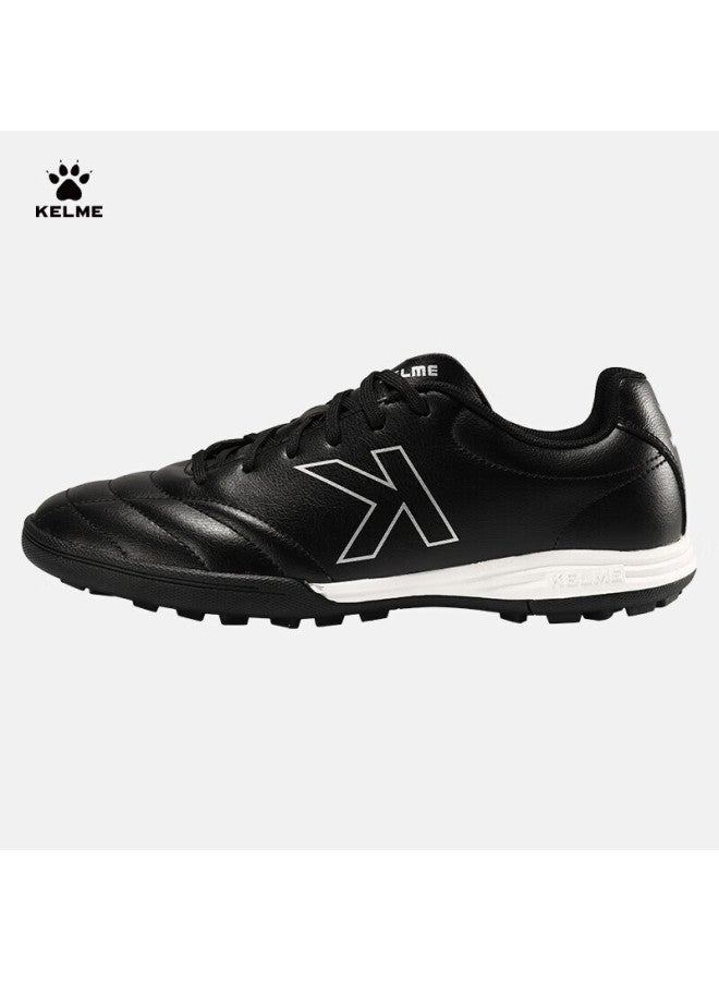 Kelme Tf Soccer Shoes For Men, Adults And Teenagers, Breathable Non-slip Cleats, Professional Training Football Boots, Black, Size 42 - Image 1