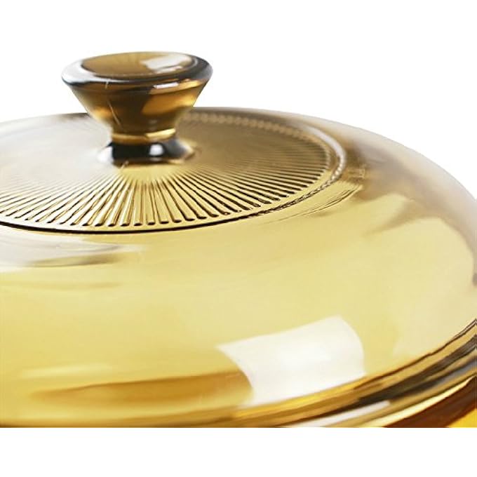 Visions 25 Litre Pyroceram Glass Cookpot With Glass Cover Amber - Image 3