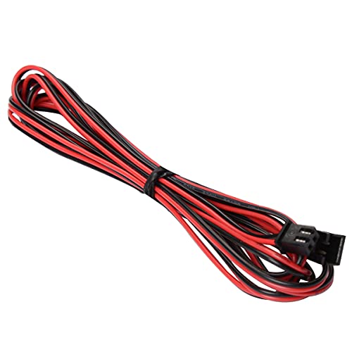 R REIFENG 4pcs 2M 3D Printer Parts Cooling Fan Extension Cable Wire 2pin Xh2.54 Connection Line Male Female - Image 2