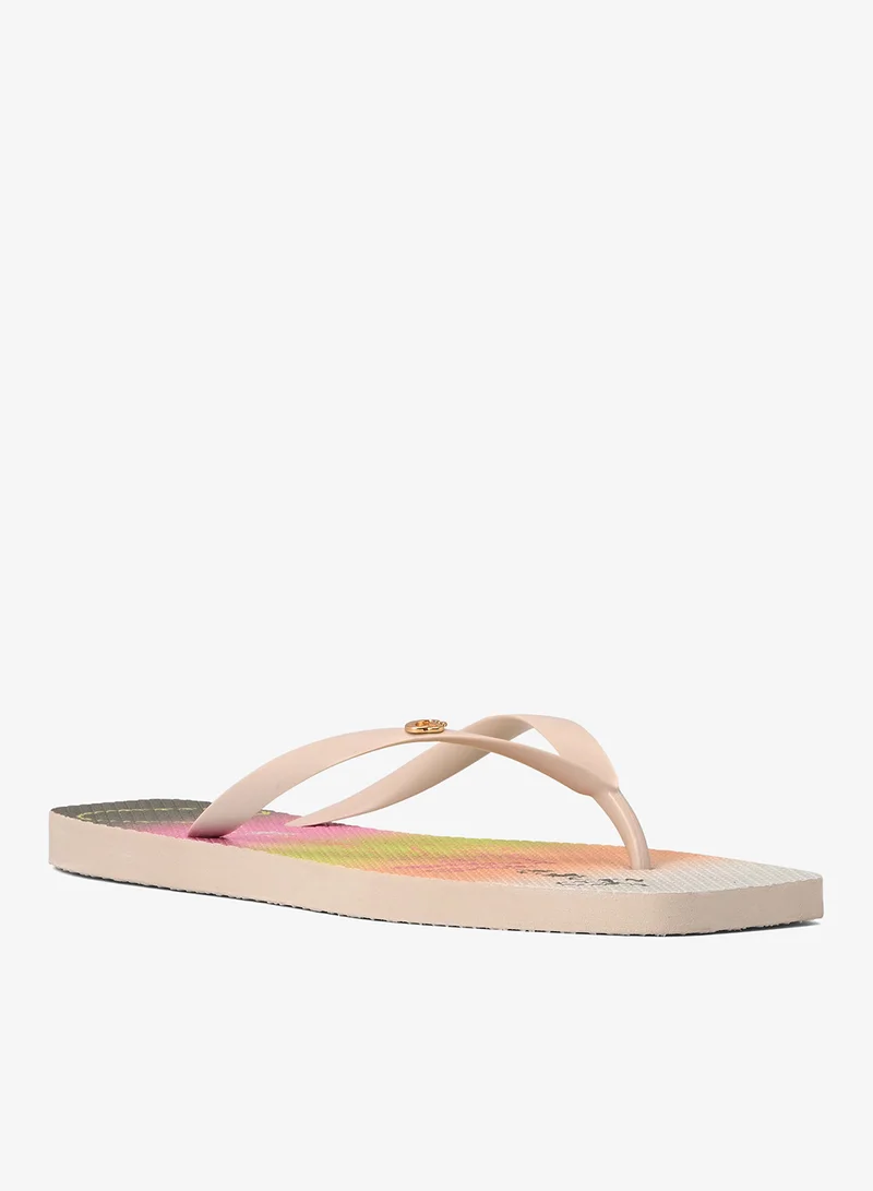 Carmen Steffens Flip-Flops Off-White with Military Gradient