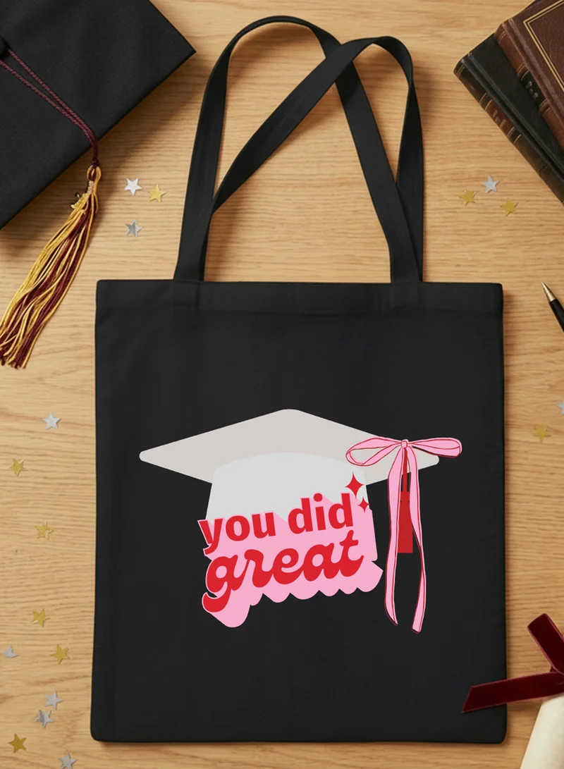 Lowha Polyester Shoulder Tote Bag for Graduation Celebration
