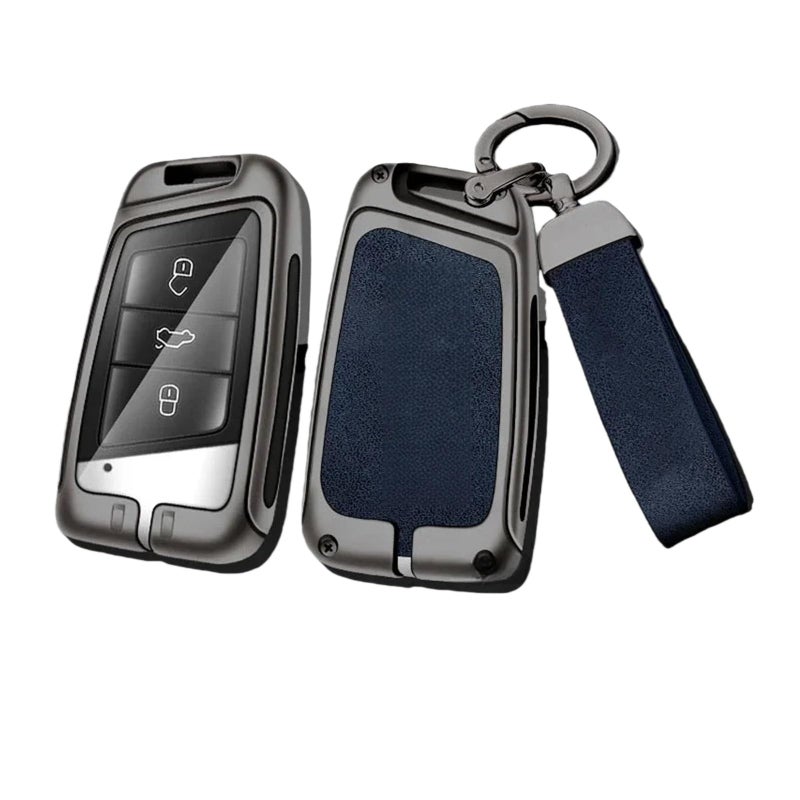 Silver Brown Key Cover Case Compatible For Skoda Superb 2 3 Series A7 - Image 5
