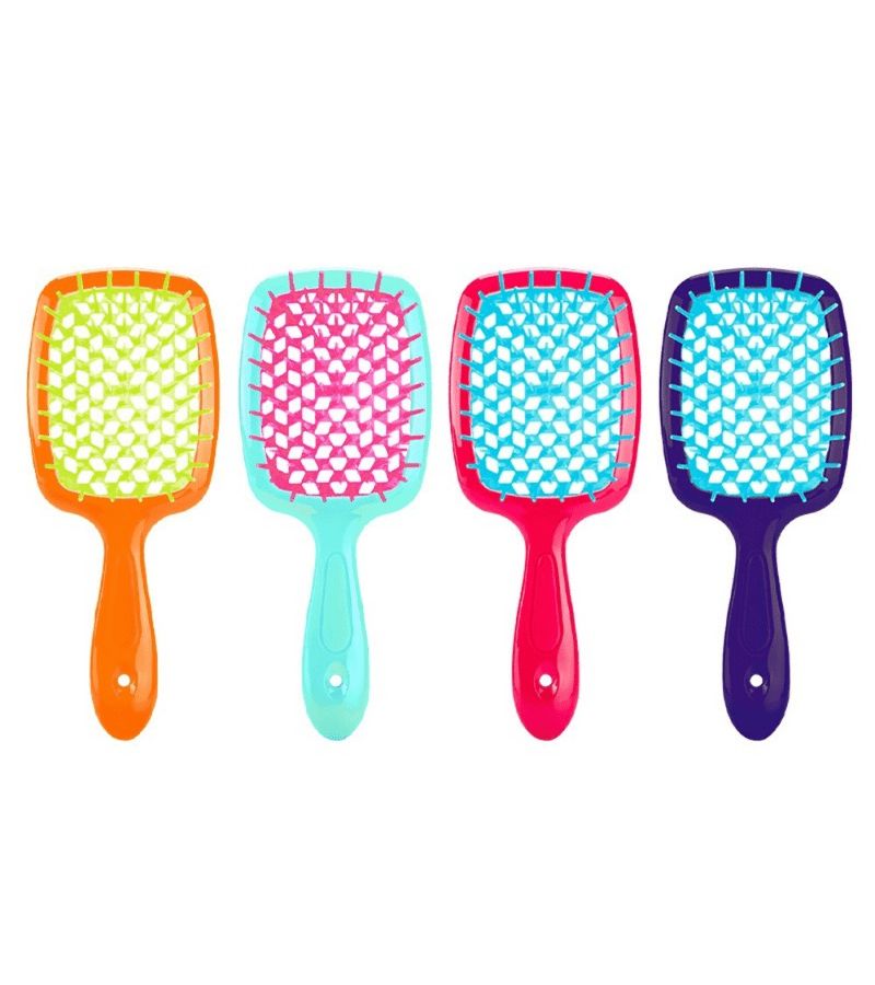 Vented Wide Tooth Comb For Gentle Detangling Wet Dry Curly Hair Comfortable Grip - Image 4