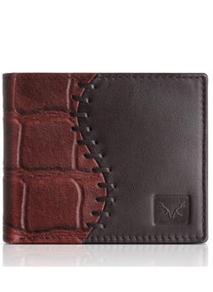 AL FASCINO Multi Color Brown wallet Purse for Men Leather men's Wallets for Men Stylish Genuine rfid wallet Men's Wallet genuine leather wallet men's wallets bifold leather. Slim Wallet Smart purse  - Image 1