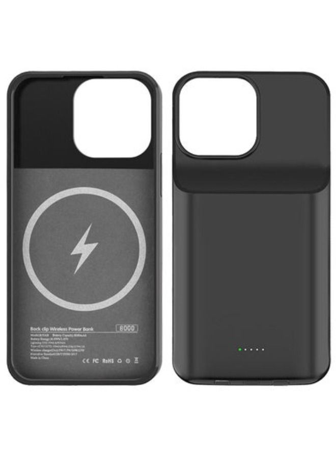 أكاليكس حالة البطارية آيفون 13 برو ، 3500 مللي أمبير ضئيلة المحمولة واقية شحن غطاء ، قابلة للشحن تمديد شاحن الطاقة حالة آيفون 13 برو - Image 1