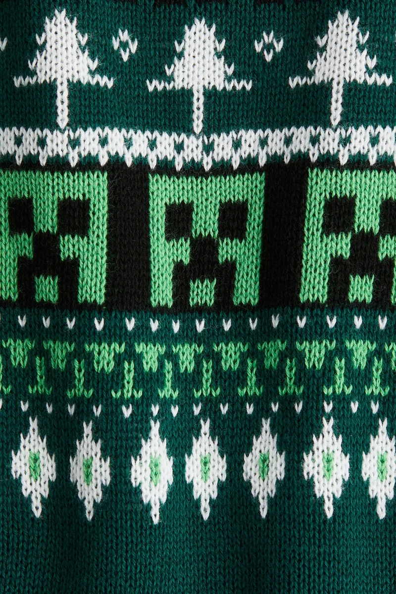 H&M Jacquard-knit cotton jumper