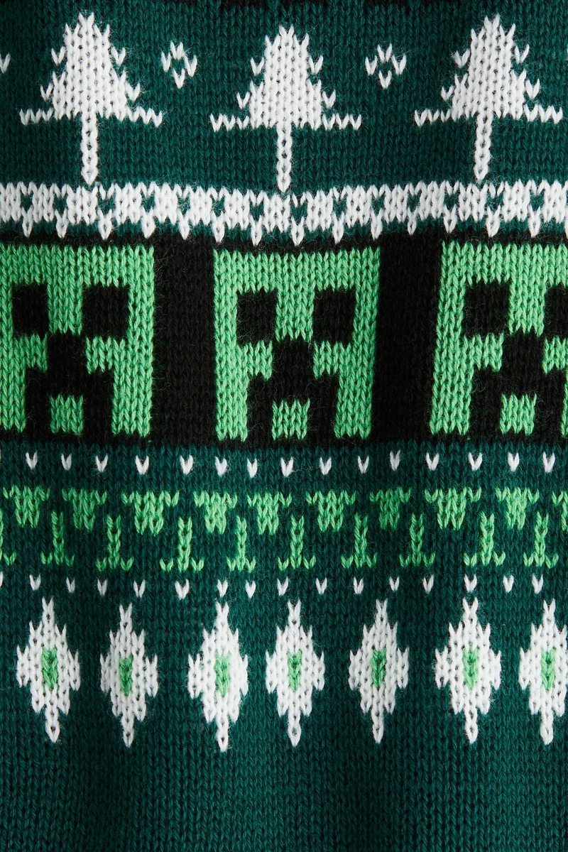 H&M Jacquard-knit cotton jumper