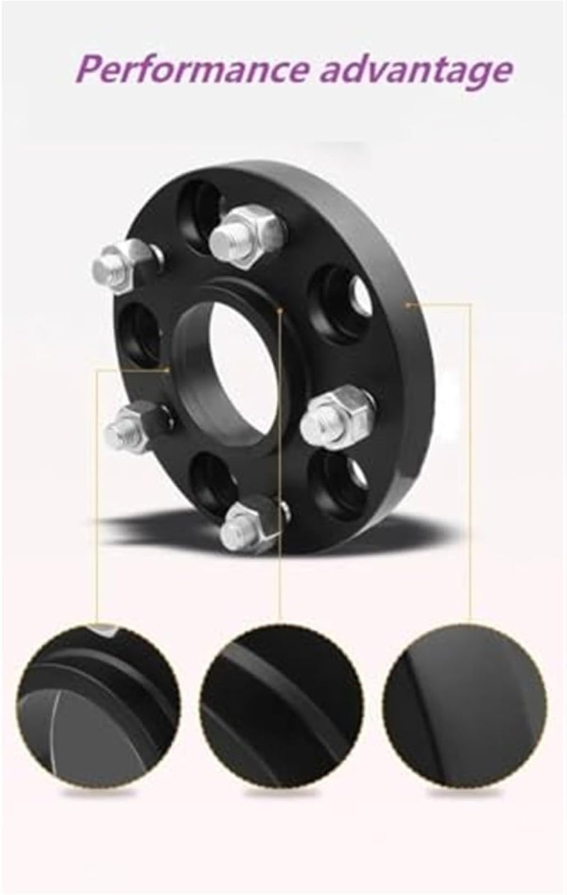 Wivplex 2PCS 5x108 Wheel Spacers Hubcentric 30mm - Image 5