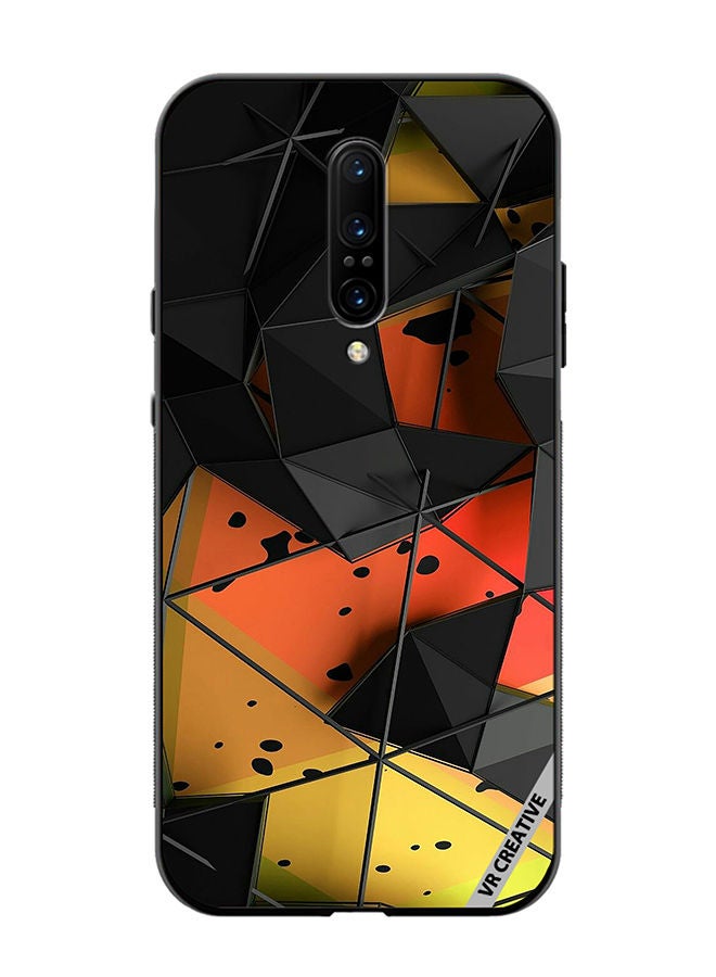 VR CREATIVE Protective Case Cover For OnePlus 7 Pro Abstract Design Multicolour - Image 1