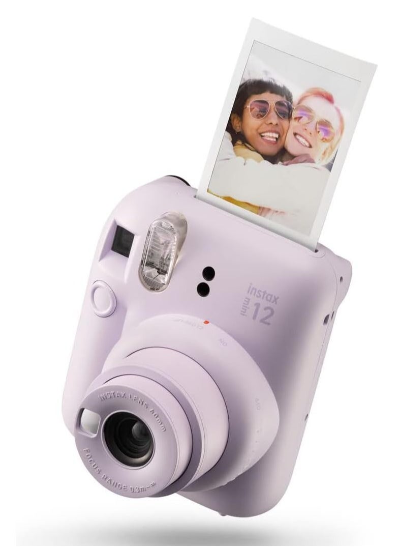 Instax - Fujifilm Instax Mini 12 Instant Camera - Lilac Purple + 20 Film - Image 1