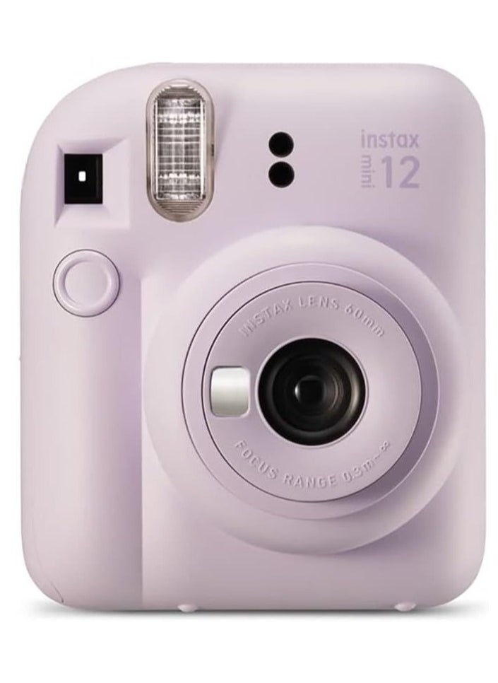 Instax - Fujifilm Instax Mini 12 Instant Camera - Lilac Purple + 20 Film - Image 1
