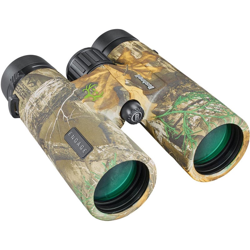 Bushnell Bushnell Engage X 10x42mm Binoculars, IPX7 Waterproof and Lightweight Binoculars for Hunting, Travel, and Camping in Realtree Bone Collector Camo  - Image 1