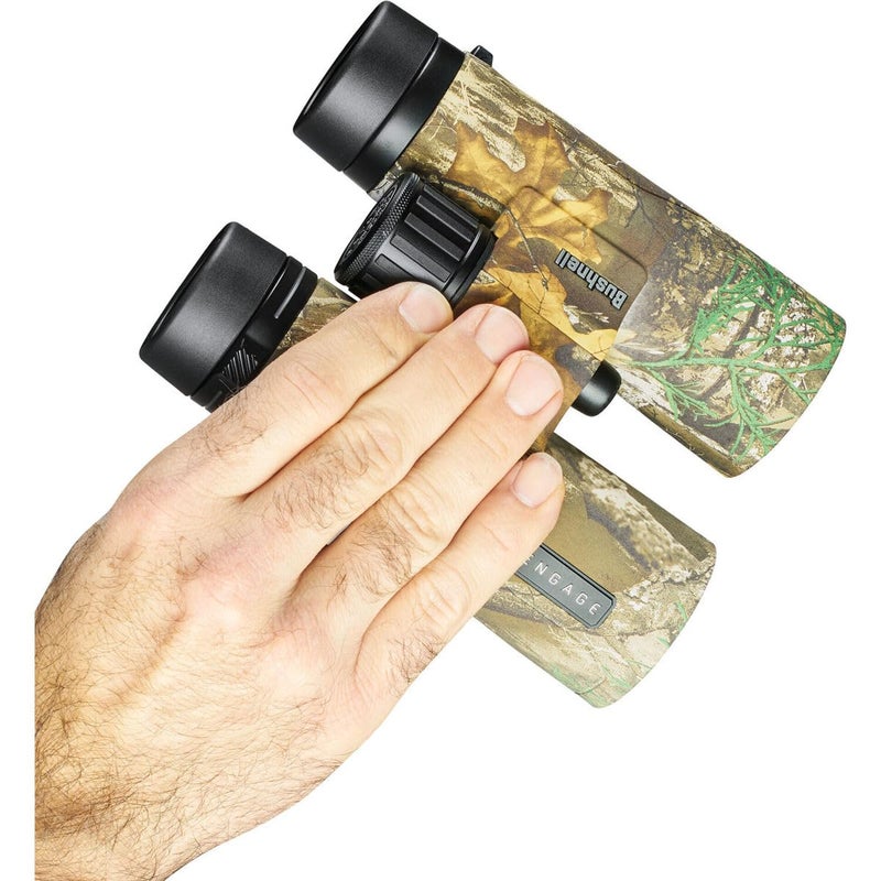 Bushnell Bushnell Engage X 10x42mm Binoculars, IPX7 Waterproof and Lightweight Binoculars for Hunting, Travel, and Camping in Realtree Bone Collector Camo  - Image 3