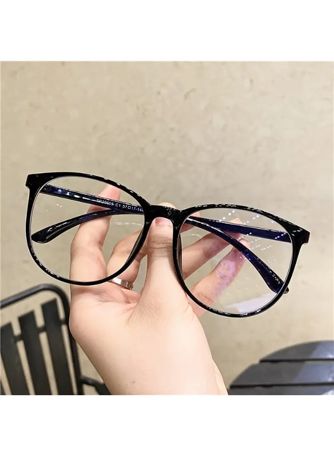 SCENT HOUSE Unisex Classic Full Rim Eyeglass Frames | 1pc | Acetate Plastic | Lightweight, Durable, Anti-fog | Optical Glasses | Unisex | Classic | with Anti-fog Cloth (Includes eyeglass case)
,blue lighe blocking glasses,eyeglasses - Image 4
