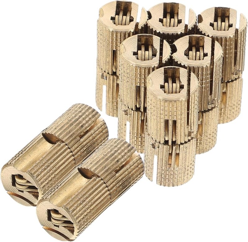 Artibetter 8Pcs Invisible Cabinet Hinges Brass Barrel Hinge For Jewelry Box Silent Operation - Image 1