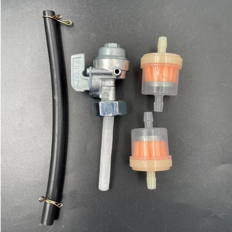 IBVIBV Fuel Shutoff Valve Petcock Compatible with Generac GP5000 GP5500 GP6000E GP6500 GP6500E with fuel filter - Image 5