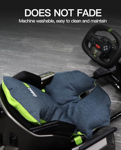stio Gokart Cushion Comfortable Backrest Seat Compatible with Segway Ninebot GoKart Pro and Gokart Kit Soft Pillow for Go Kart Pro Kit Karting Accessories (NOT Come with A GOKART) - Image 4