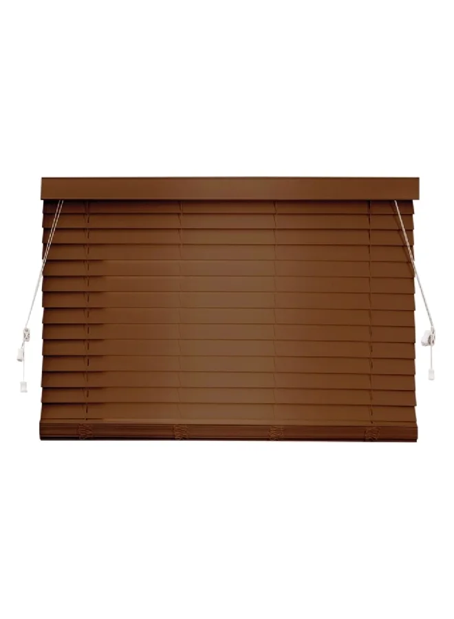Micasa Elegant Design Fauxwood String Blinds Brown 150 x 180 cm SACO.FWVB.150.0180.BROW