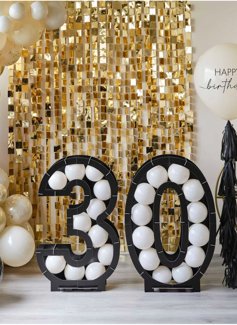 جينجر راي وشاح عيد ميلادي - أسود وبيج - Image 4