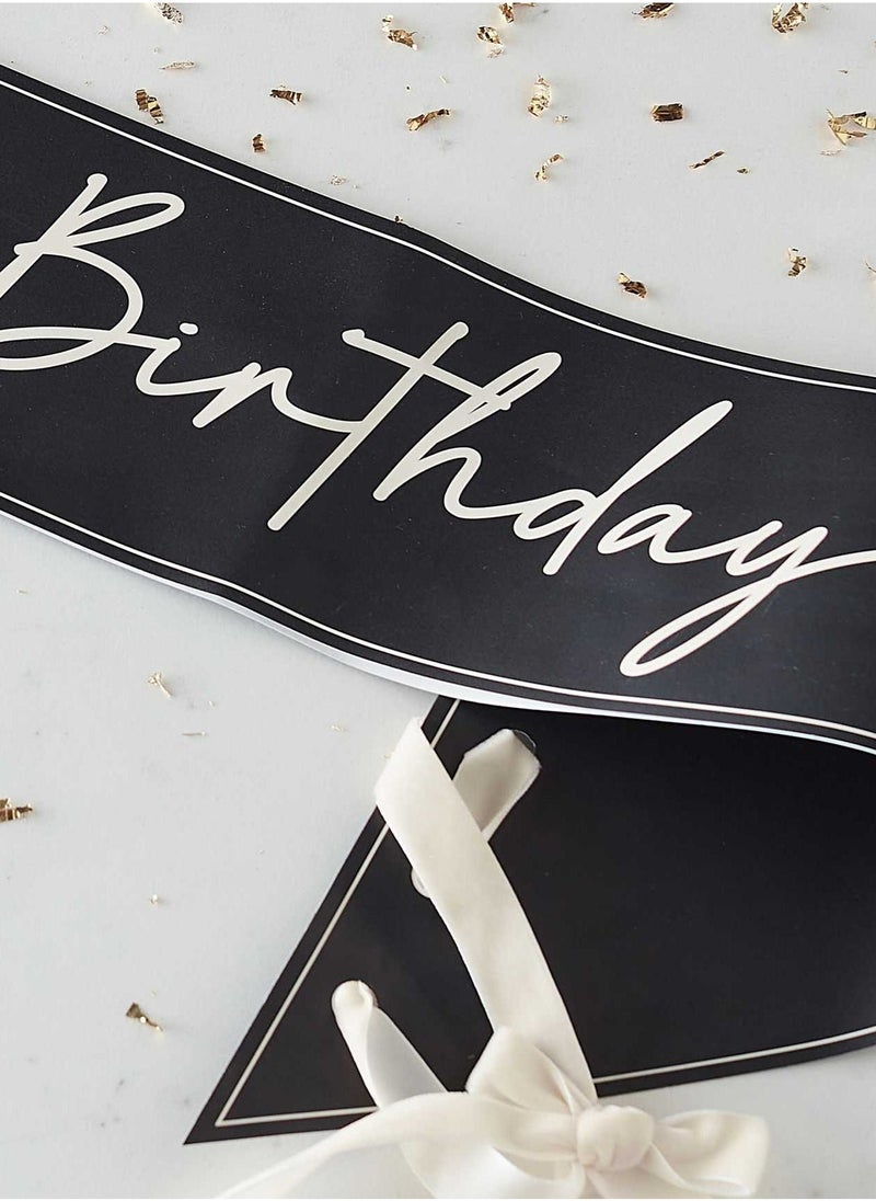 جينجر راي وشاح عيد ميلادي - أسود وبيج - Image 2