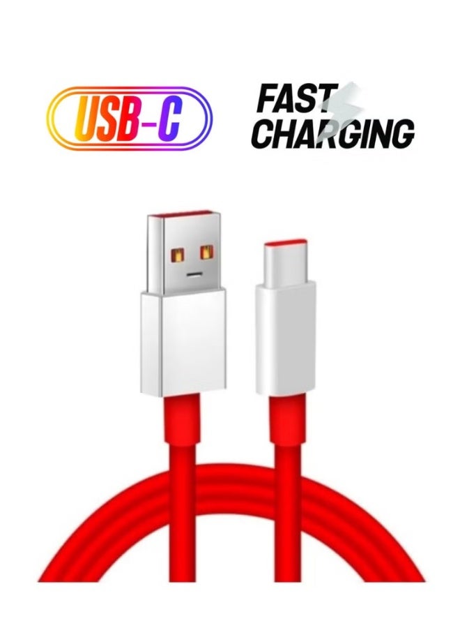 2-Pack USB-A to USB-C Fast Charging Cable, High-Speed  Charger Cable Compatible for One+ & other Smartphones | WIDGETS MATRIX - Image 1