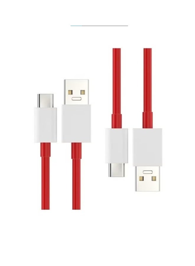 2-Pack USB-A to USB-C Fast Charging Cable, High-Speed  Charger Cable Compatible for One+ & other Smartphones | WIDGETS MATRIX - Image 2