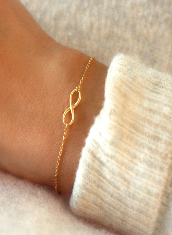 Sorellaz Womens Golden Infinity Bracelet: SR/FAJEWLK21-L140 - Image 3