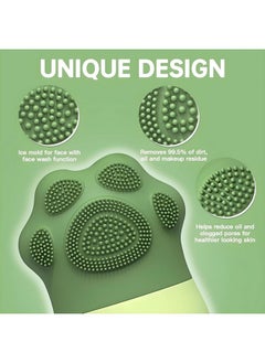 Skinside SkinSide Ice Roller for Face with Scrubber | Ice Roller for Face | Face Ice Roller for Men & Women | Ice Cube Roller for Glowing Skin & Puffy Eyes | Reusable & Unbreakable (Green)  - Image 5