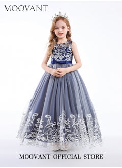 Girl's Party Dress, Mesh Gown Princess Dress, Costume Tutu, Sleeveless Toddler Little Kids Bow Back Party Wear, Wedding Evening Formal Pageant Dance Gown, for Birthday, Blue - pzsku/ZF82CE3C1836787E3E487Z/45/_/1717120725/5a5d81bc-76a0-4554-8789-7e5f28287644