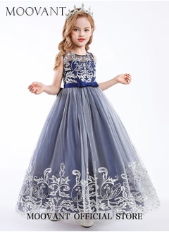 Girl's Party Dress, Mesh Gown Princess Dress, Costume Tutu, Sleeveless Toddler Little Kids Bow Back Party Wear, Wedding Evening Formal Pageant Dance Gown, for Birthday, Blue - pzsku/ZF82CE3C1836787E3E487Z/45/_/1717120725/bf398c0e-317b-4262-a12a-5a5c15a5ce19