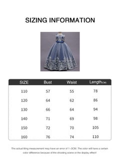 Girl's Party Dress, Mesh Gown Princess Dress, Costume Tutu, Sleeveless Toddler Little Kids Bow Back Party Wear, Wedding Evening Formal Pageant Dance Gown, for Birthday, Blue - pzsku/ZF82CE3C1836787E3E487Z/45/_/1717120775/efd0f79b-565e-4d2d-9920-54f790d5388b