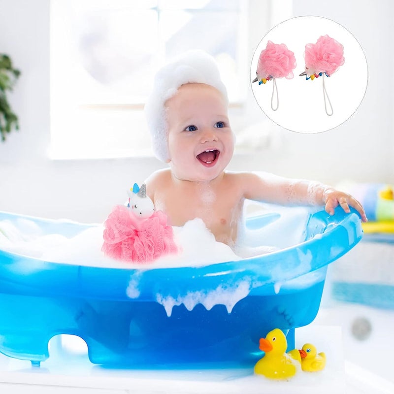 Uonlytech Unicorn Bath Loofah Sponge - Image 3