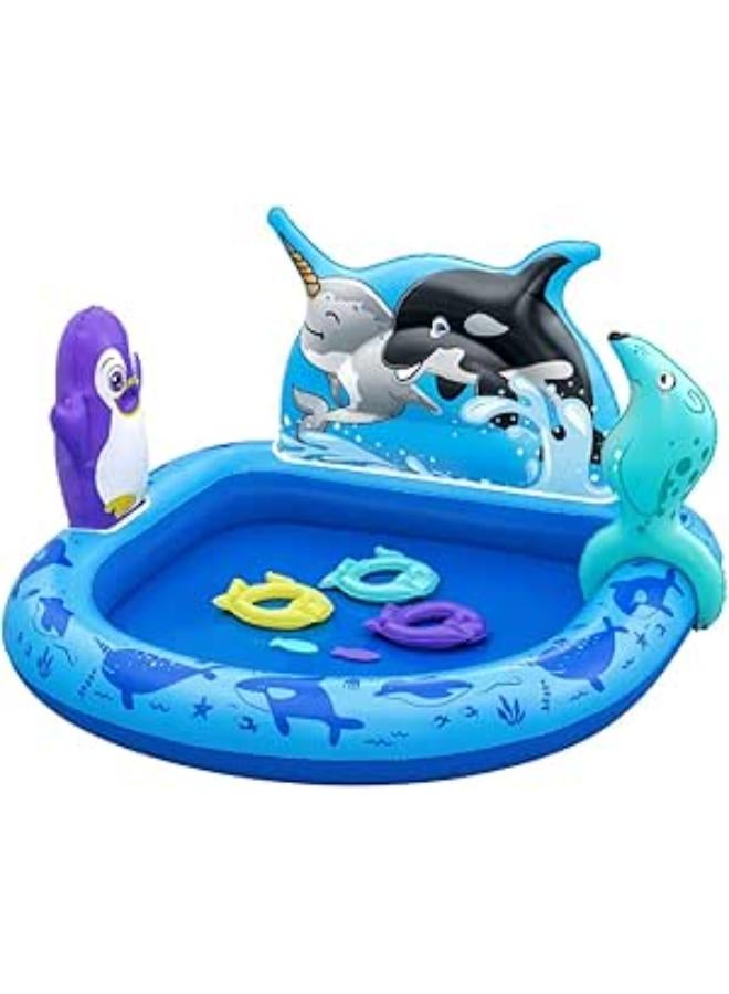 Bestway Polar Pals Play Center, 1.34m x 1.31m x 73cm