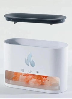 Denx DENX Humidifier Air freshener diffuser, Fire style humidifier, Himalayan Salt Flame Effect Diffuser for Signature Lighting, Electric Flame Aroma Diffuser, Steam Air Freshener With a Capacity of 250 ml For Purification, DX2510  - Image 4