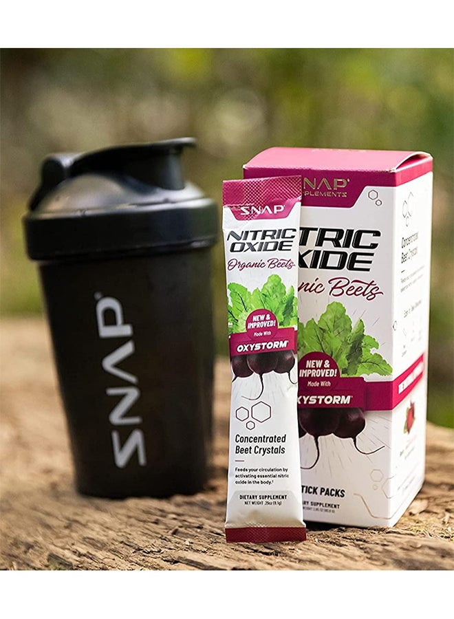 SNAP SUPPLEMENTS Nitric Oxide Organic Beets made with Oxystorm Support Blood Pressure, Circulation Superfood, Heart Health Beets 10 Stick Packs Dietary Supplement - Image 5