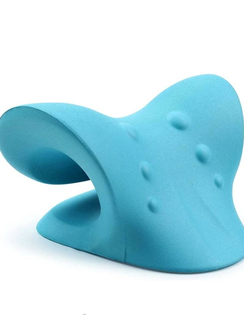 HL Neck and Shoulder Relaxer, Neck Pillow, Neck Stretcher, Orthopedic Pillow, Neck Pain Relief Chiropractic Pillow, Ergonomic Traction Neck Support Pillow for Neck Pain Relief with Travel Bag - Image 4