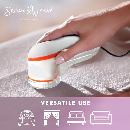 STRAW&WEAVE Lint Remover for Clothes | Lint Roller for Clothes | RUA Remover Machine | Electric Lint Remover | 1 Year Warranty (New & Improved) - Image 4