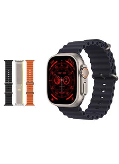 VS8 Wearfit Ultra Pro Smart Watch for Men, IP67 Waterproof, NFC, Titanium Case, 49MM, 3 Colorful Straps, Wireless Charging, ChatGBT Support