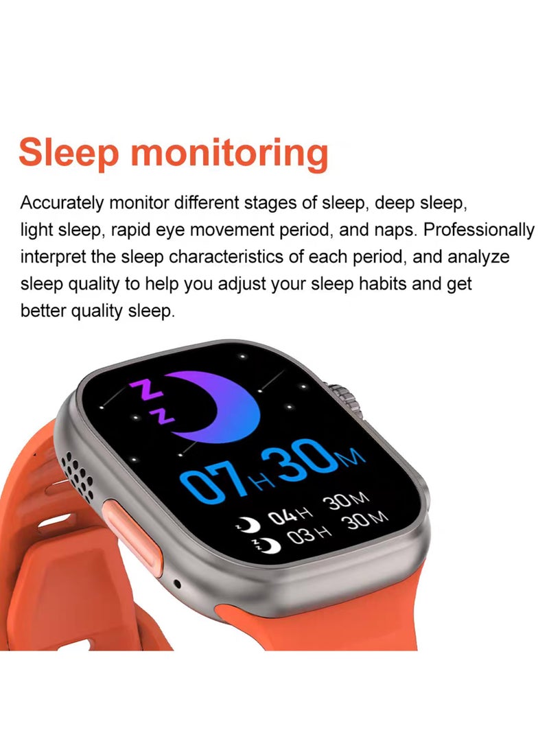 ProPremier - VS8 Wearfit Ultra Pro Smart Watch for Men, IP67 Waterproof, NFC, Titanium Case, 49MM, 3 Colorful Straps, Wireless Charging, ChatGBT Support - Image 1