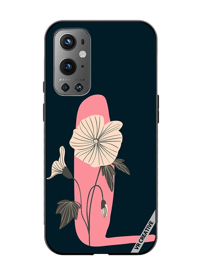 VR CREATIVE Protective Case Cover For OnePlus 9 Pro Alphabet L Design Multicolour - Image 1