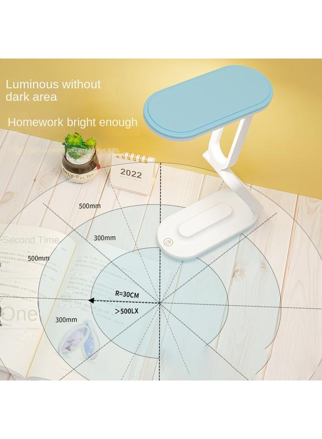 الأزرق جي دبليو جديد مصباح طاولة قابل للطي لحماية العين مصباح ليد لتعليم الطلاب قابل لإعادة الشحن مصباح طاولة لمس مكتب الأطفال مصباح طاولة القراءة بجانب السرير - Image 3